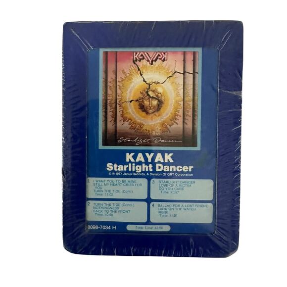 Kayak Starlight Dancer 8 Track Tape SEALED 1978 Janus Records Prog Rock Vintage - Picture 1 of 2